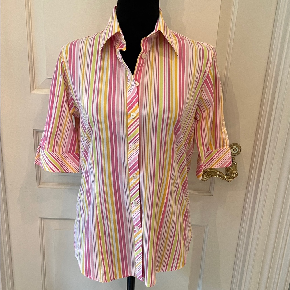 Lilly Pulitzer Multicolor Striped Button-Down Shirt